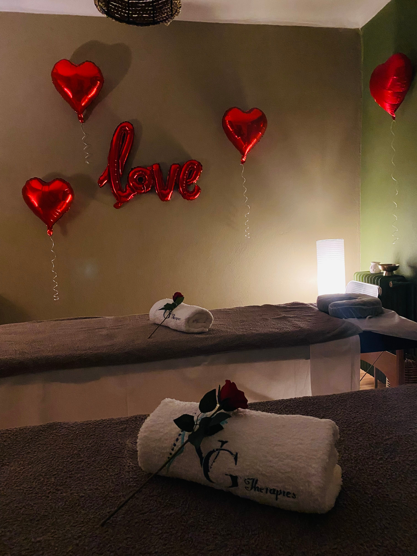 Towels & candles